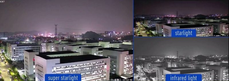 مقایسه دید در شب تصاویر مختلف