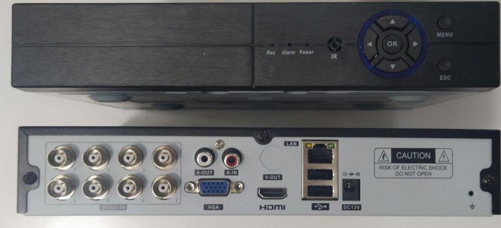 دستگاه DVR پنج مگاپیکسل H265