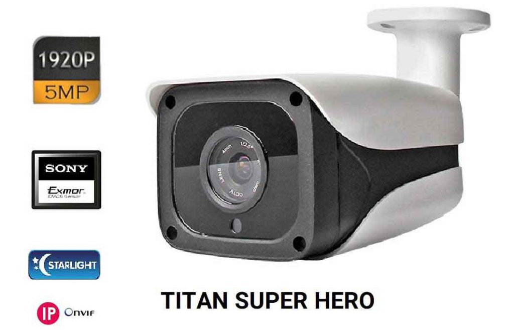 دوربین مداربسته تحت شبکه TITAN SUPER HERO جزو پک دوربین مداربسته تحت شبکه