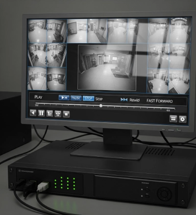 چگونه فیلم دوربین مداربسته را ببینیم؟