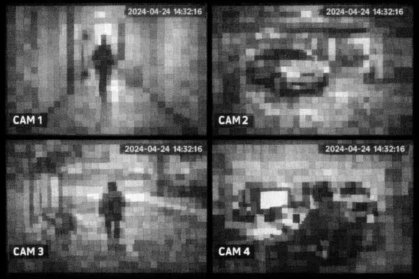 تصاویر شطرنجی دوربین مداربسته